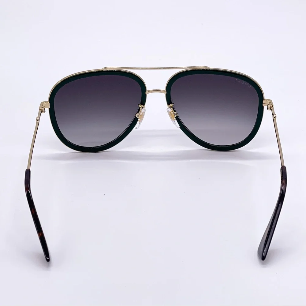 NEW GUCCI GG0062S 003 AVIATOR FRAME SUNGLASSES GUCCI